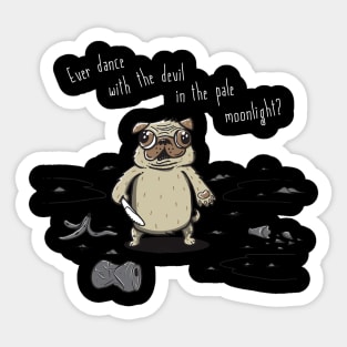 A Pugging Sticker